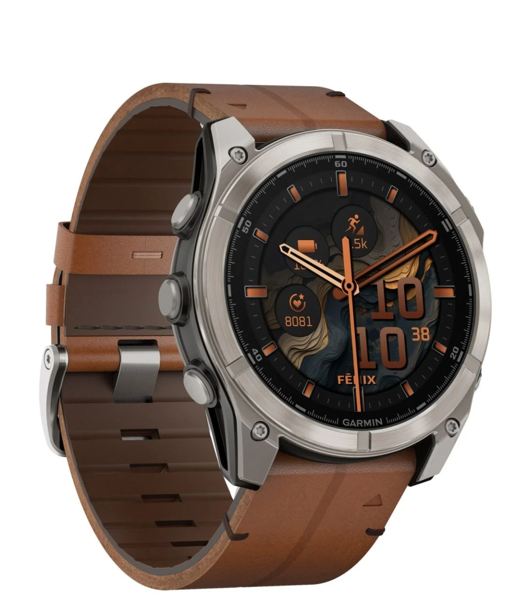 Garmin fenix 8 Smartwatch AMOLED Sapphire Titanium 51 mm 010-02905-40 - Image 5