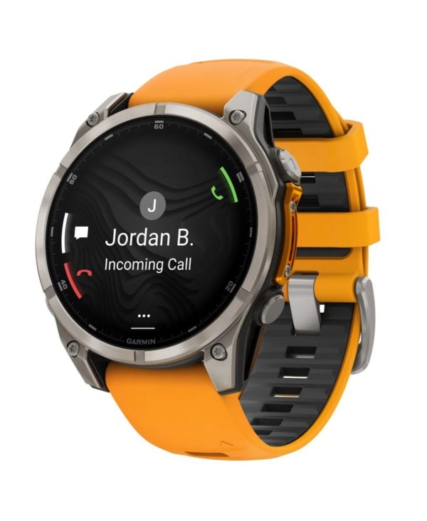 Garmin fenix 8 Smartwatch AMOLED Sapphire Graphite/Orange 47 mm - Image 4