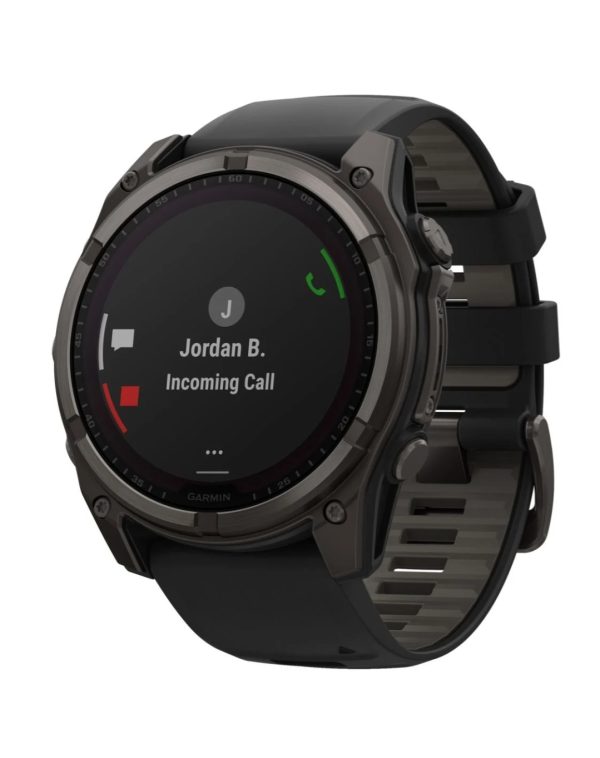 Garmin fenix 8 Smartwatch Solar Sapphire Graphite/Carbon Grey Ti - Image 6