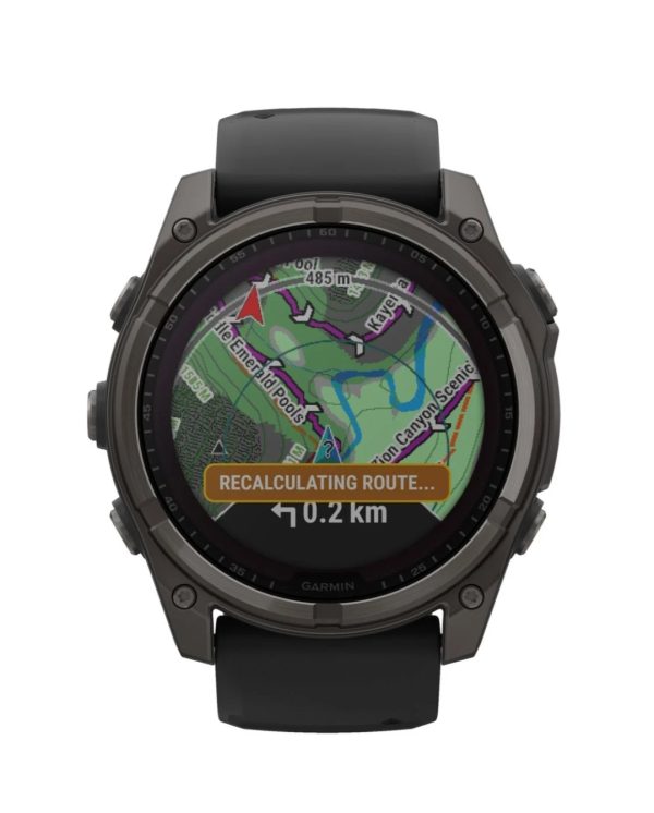 Garmin fenix 8 Smartwatch Solar Sapphire Graphite/Carbon Grey Ti - Image 3