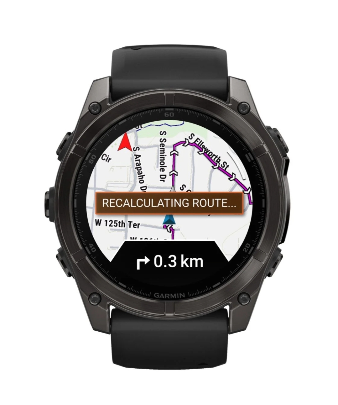 Garmin fenix 8 Smartwatch AMOLED Sapphire Grey Titanium DLC 51mm - Image 4