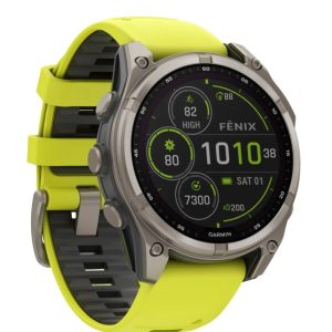 Garmin fenix 8 Smartwatch Solar Sapphire Graphite/Yellow 47 mm
