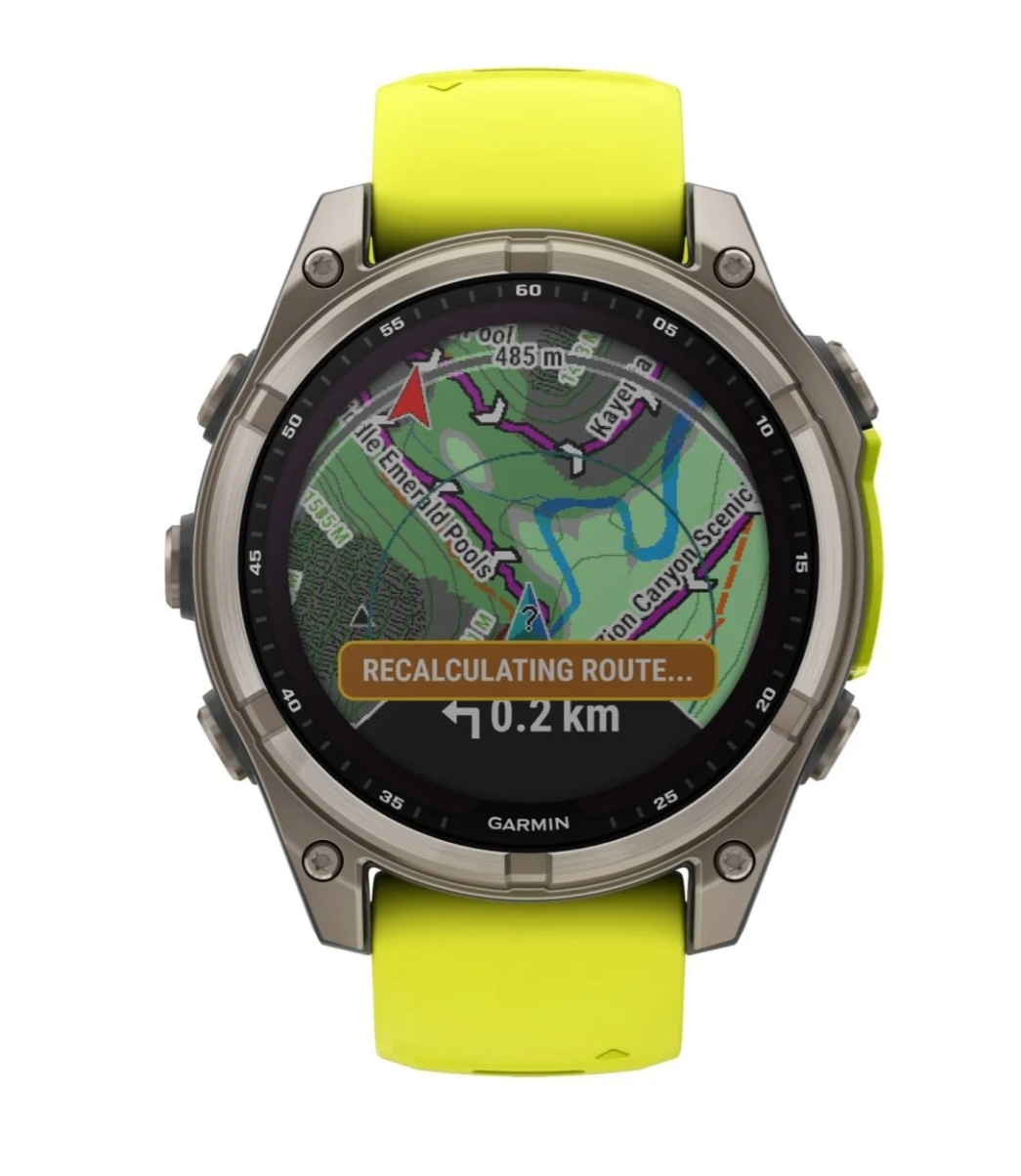 Garmin fenix 8 Smartwatch Solar Sapphire Graphite/Yellow 47 mm - Image 6