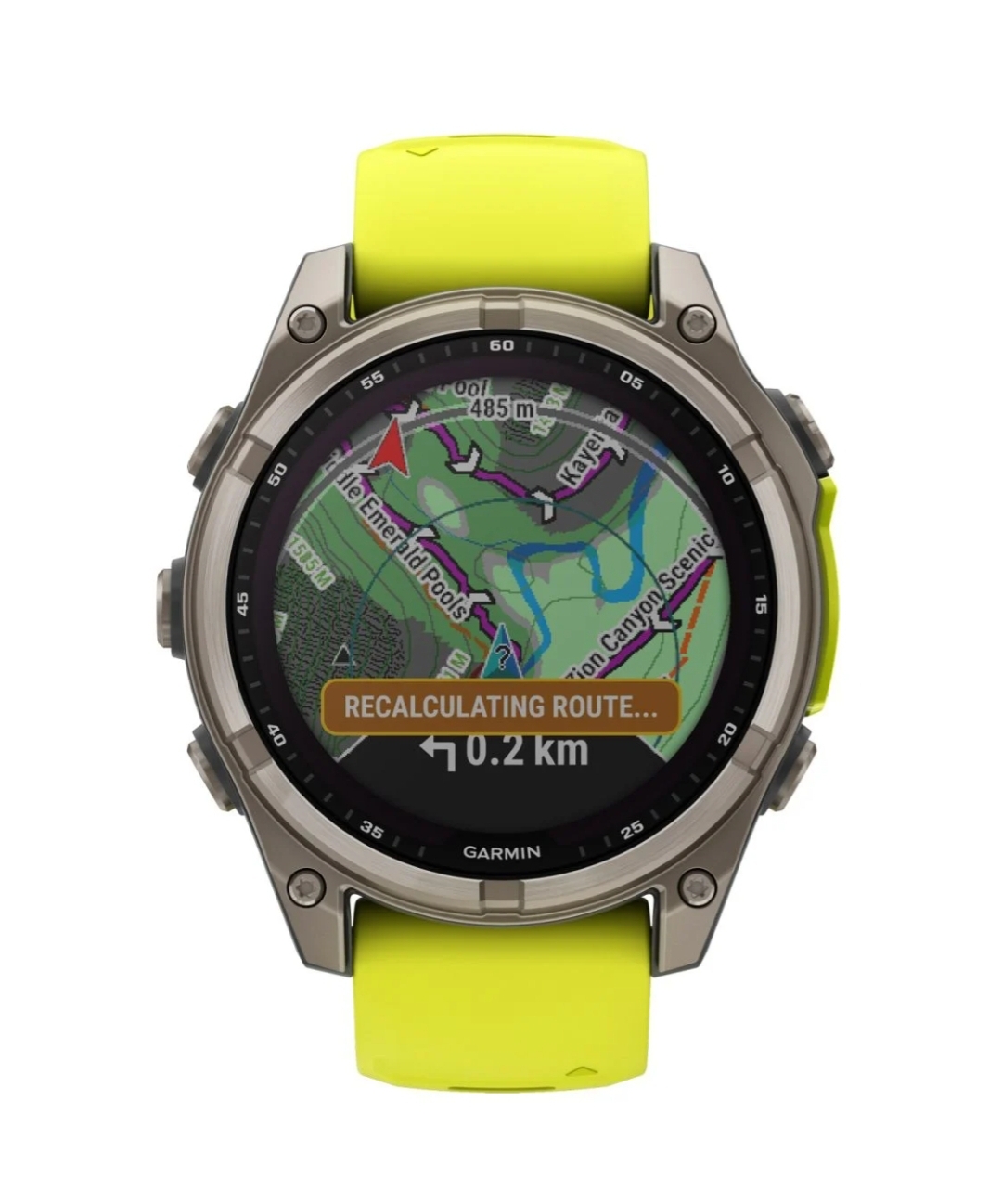 Garmin fenix 8 Smartwatch Solar Sapphire Graphite/Yellow 47 mm - Image 7