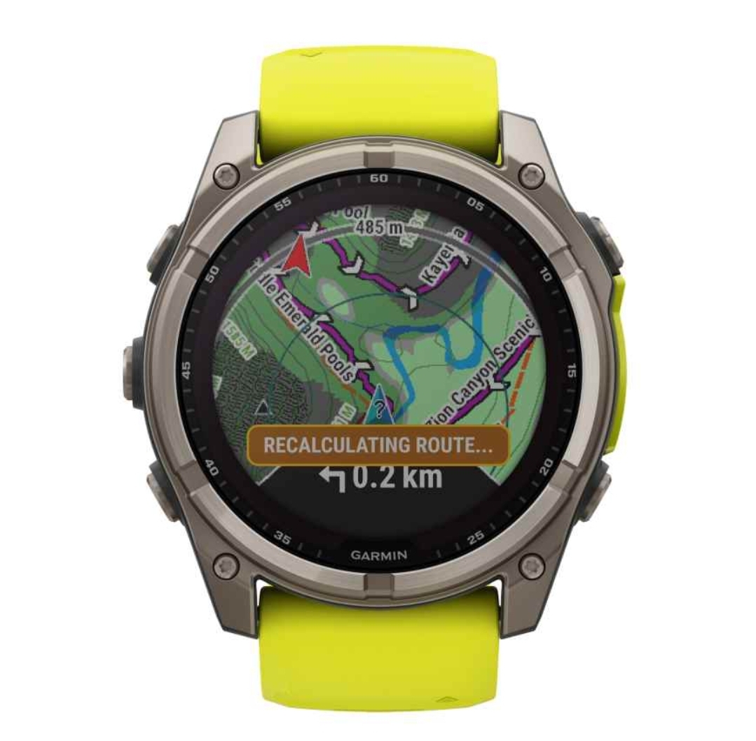 Garmin fenix 8 Smartwatch Solar Sapphire Graphite/Yellow 51 mm - Image 6
