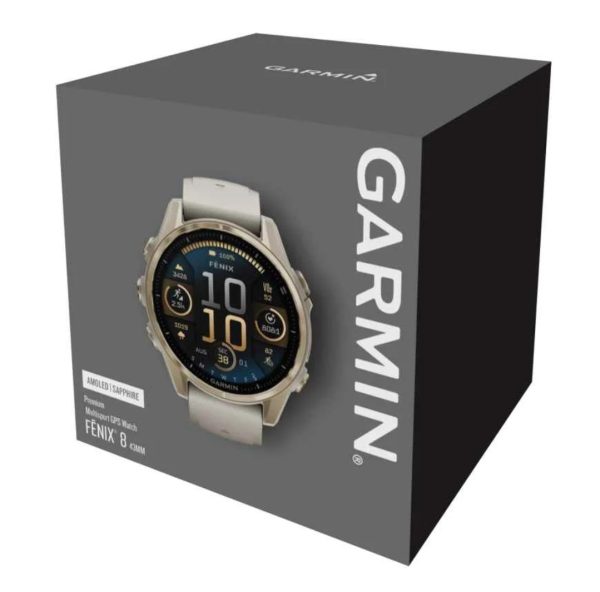 Garmin fenix 8 Smartwatch AMOLED Fog Grey/Soft Gold 43 mm - Image 8