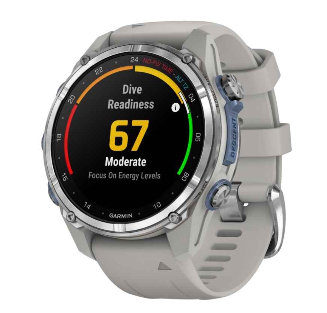 Garmin Descent Mk3 GPS Diving Watch Fog Grey - Image 2