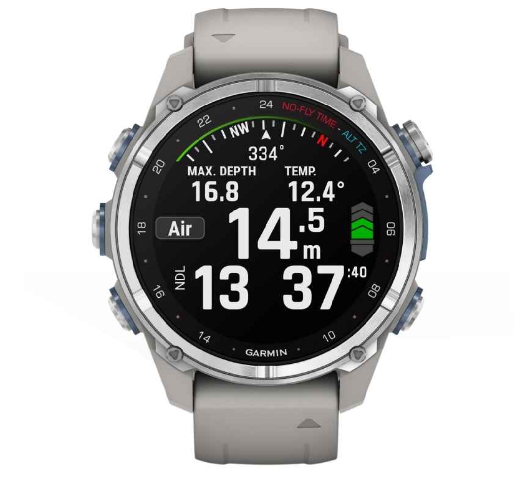 Garmin Descent Mk3 GPS Diving Watch Fog Grey