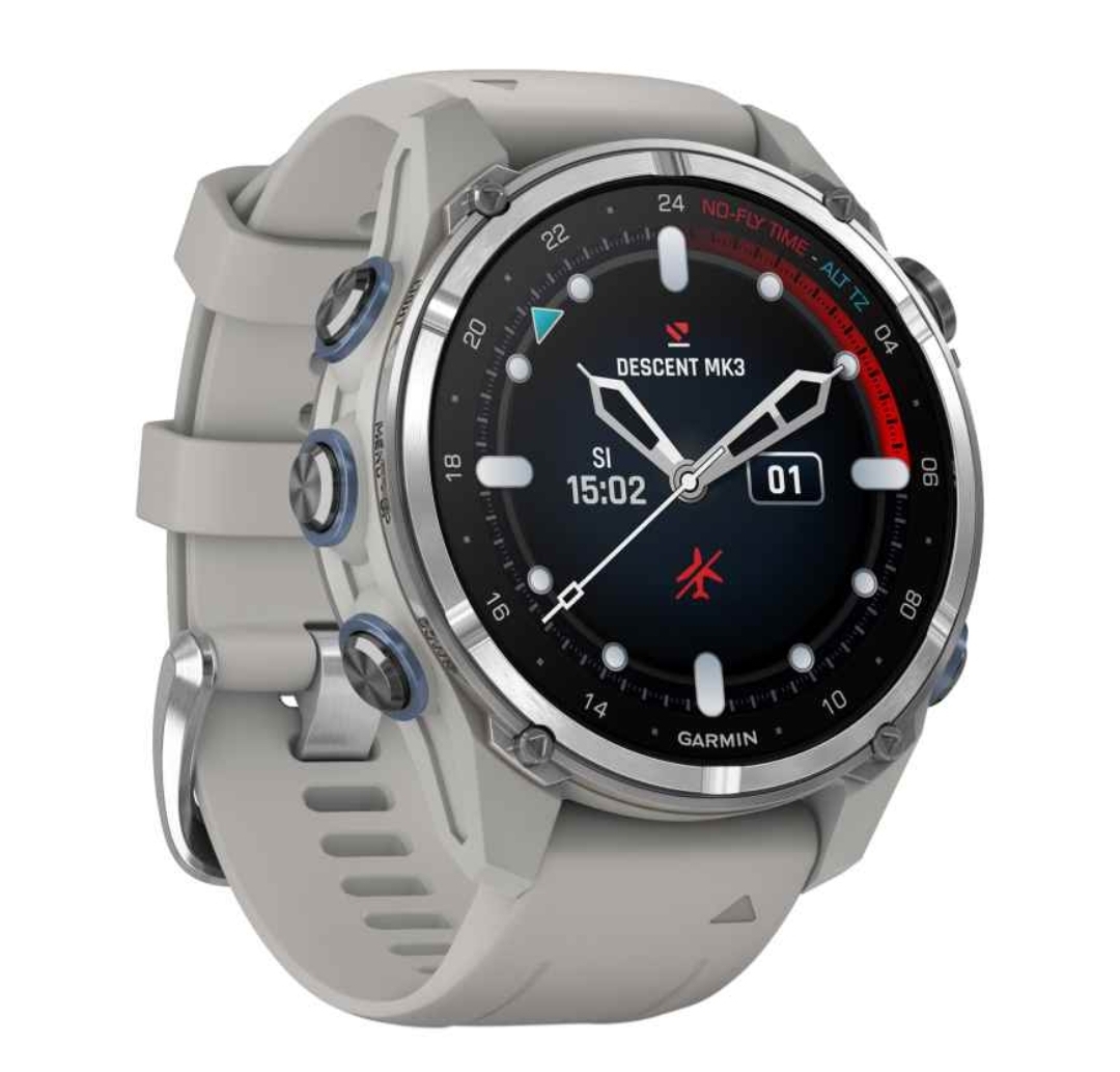 Garmin Descent Mk3 GPS Diving Watch Fog Grey - Image 4