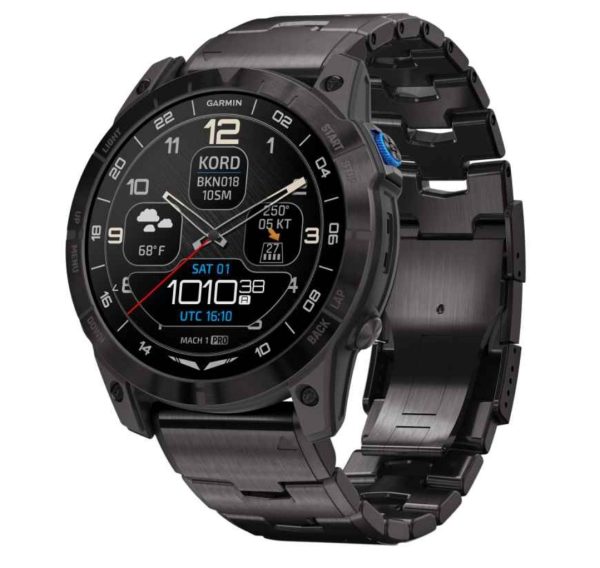 Garmin D2 Mach 1 Pro Pilot's Smartwatch Black/Titanium DLC
