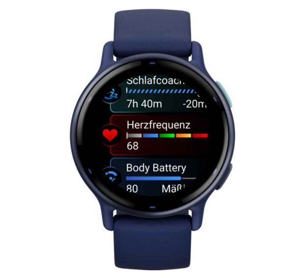 Garmin Vivoactive 5 Fitness Smartwatch Captain Blue/Metallic - Image 3