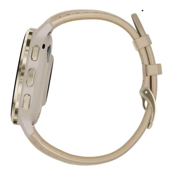 Garmin Venu 3S Fitness Smartwatch Beige/Softgold 2 Straps - Image 4