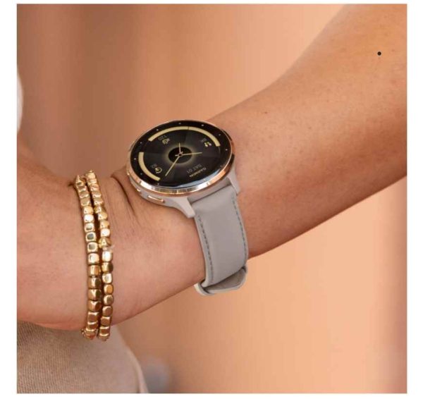Garmin Venu 3S Fitness Smartwatch Beige/Softgold 2 Straps - Image 7
