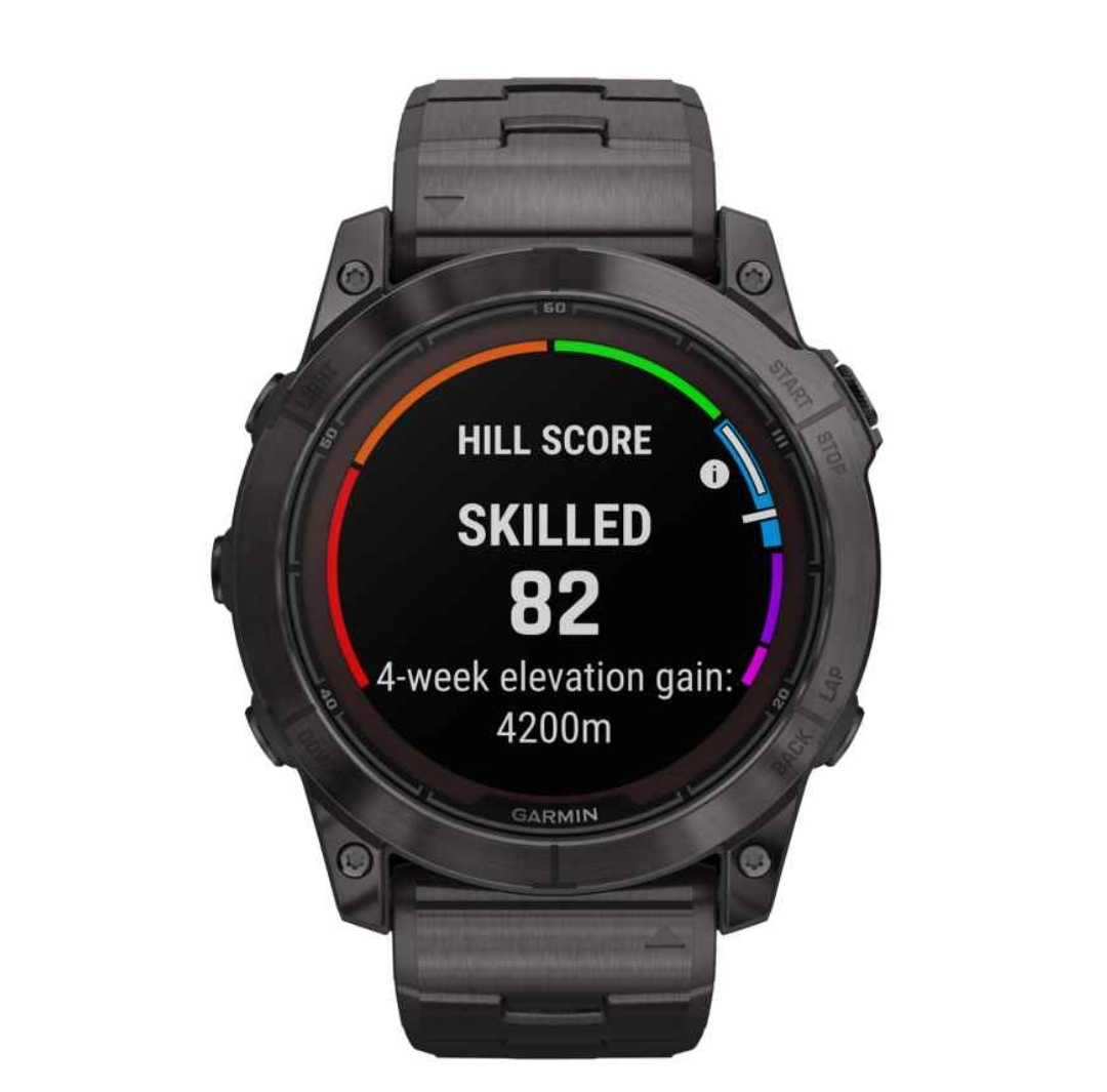 Garmin fenix 7X Pro Sapphire Solar Smartwatch DLC Titanium Strap - Image 3