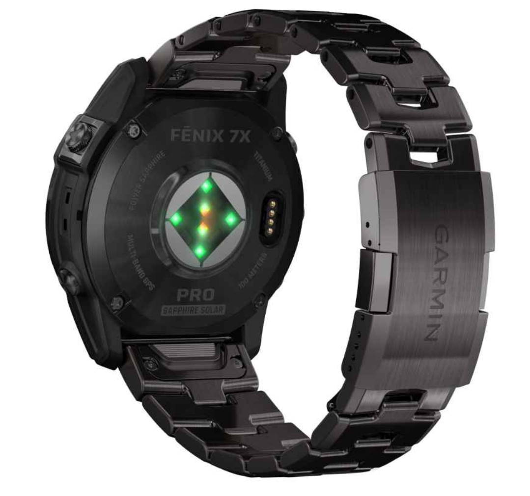 Garmin fenix 7X Pro Sapphire Solar Smartwatch DLC Titanium Strap - Image 6