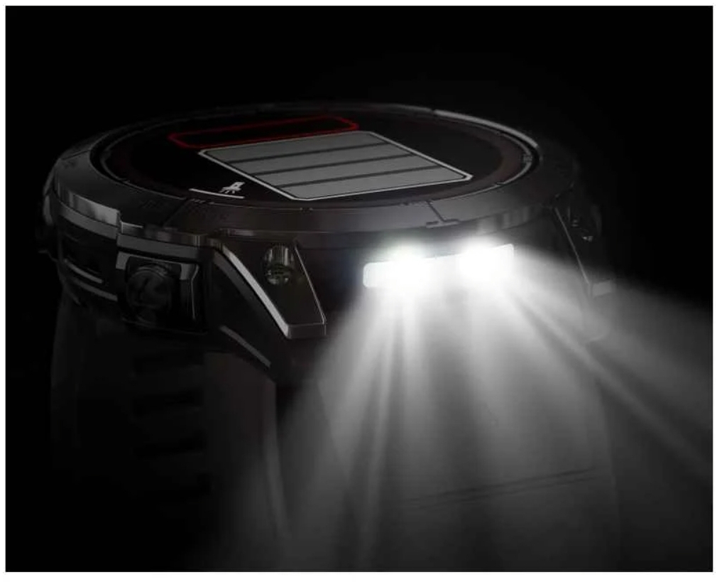 Garmin fenix 7X Pro Sapphire Solar Smartwatch DLC Titanium Strap - Image 7