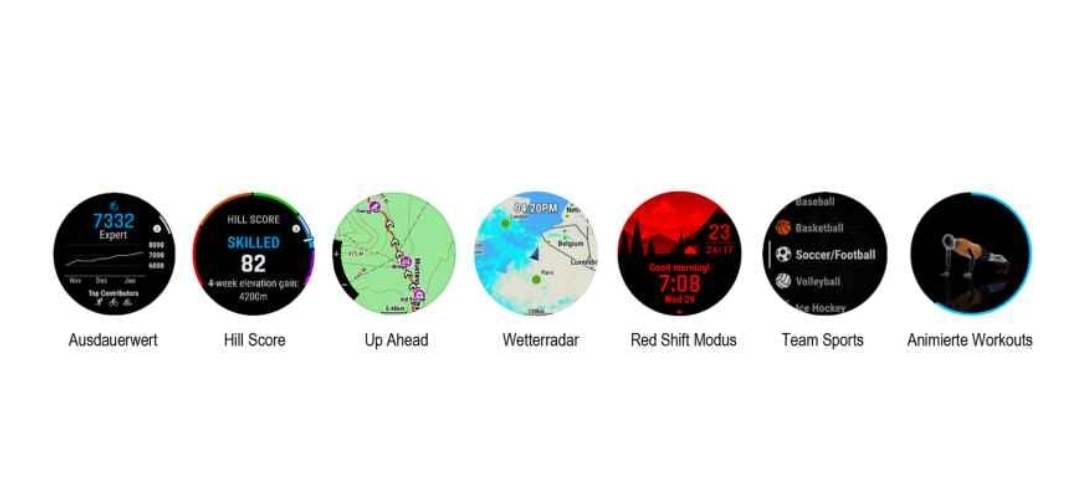 Garmin fenix 7S Pro Sapphire Solar Smartwatch Beige/Gold 2 Strap - Image 7