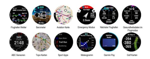 Garmin D2 Mach 1 Pilot's Smartwatch Black/TitaniumBlack/Titanium - Image 5
